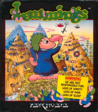 Lemmings Amiga  box art